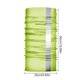 thumbnail image 3 of Yuarrent Polaina para el cuello, cubierta de pasamontañas, pañuelos multifunción sin costuras, protección reflectante, regalos, ciclismo al Ciclismo amarillo verde, 3 of 6