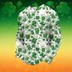 thumbnail image 1 of Ceisia Men's Loose Fit Waffle Knit Sweatshirt - St. Patrick's Day Green Beer Festive Print Green L Gifts, 1 of 5