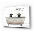 thumbnail image 2 of Epic Art 'Happiness is a Bubble Bath' by Lori Deiter Acrylic Glass Wall Art, 24"x16", 2 of 8