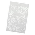 thumbnail image 3 of Drawing Template Plastic Ruler Stencil DIY Painting Drawing Template Board Hollow Album Decor, No.10, 3 of 5