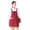 Burgundy, variant on Lynono Kitchen Apron Water Resistant Cooking Apron For Chefs Baristas And Hairdressers