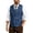 Navy, variant on Classic Wool Blend Herringbone Vest with Notch Lapel and Knit Front for Everyday Casual Layering in Spring Autumn Winter (, Coffee, XL