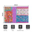 thumbnail image 5 of Botanical Floral Patchwork Non-Slip Entryway Door Mat,Boho Indoor Decor Durable Low Plush Door Mat,Washable Welcome Rug for Patio Hallway Home Decor 16x24 Inches, 5 of 7