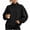 Black#78, variant on YOIAVAIOY Sweatshirts for Women Fleece Lined Ribbed Mock Neck Oversized Pullovers Fall Casual Tops Solid Color Lightweight Fall Pink M