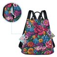 thumbnail image 7 of FORMRS Women's Travel Backpack Purse Anti-Theft Hidden Pockets Casual Shoulder Bag, Charming Floral Pattern, 7 of 7