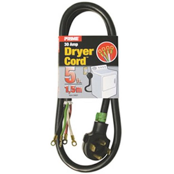Dryer Cord 3 Prong 10 Ft