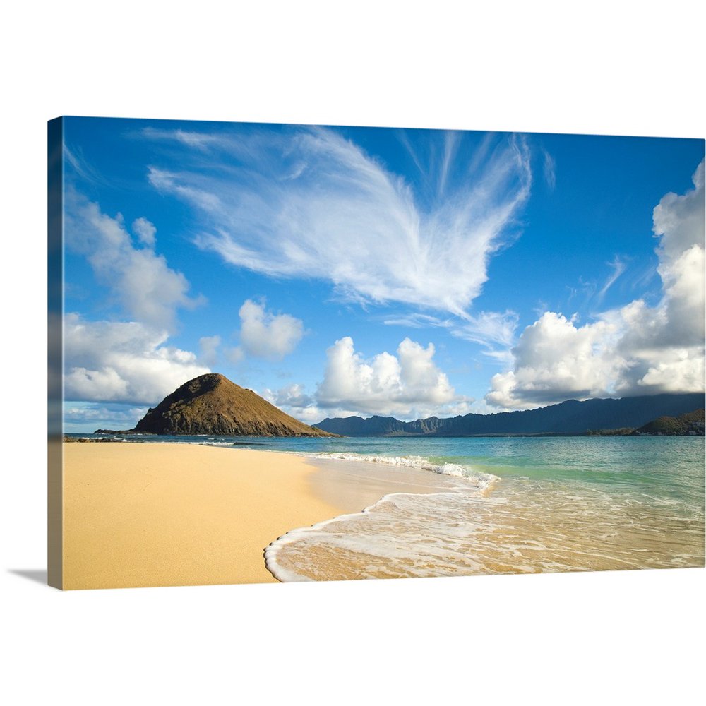 Great BIG Canvas "Hawaii, Oahu, View From Beach On Mokulua Islands