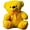 Yellow, variant on Plush Gear Black Colorama 9 inch Stuffed Bear Plush Toy – Soft Cuddly Animal for Gifts