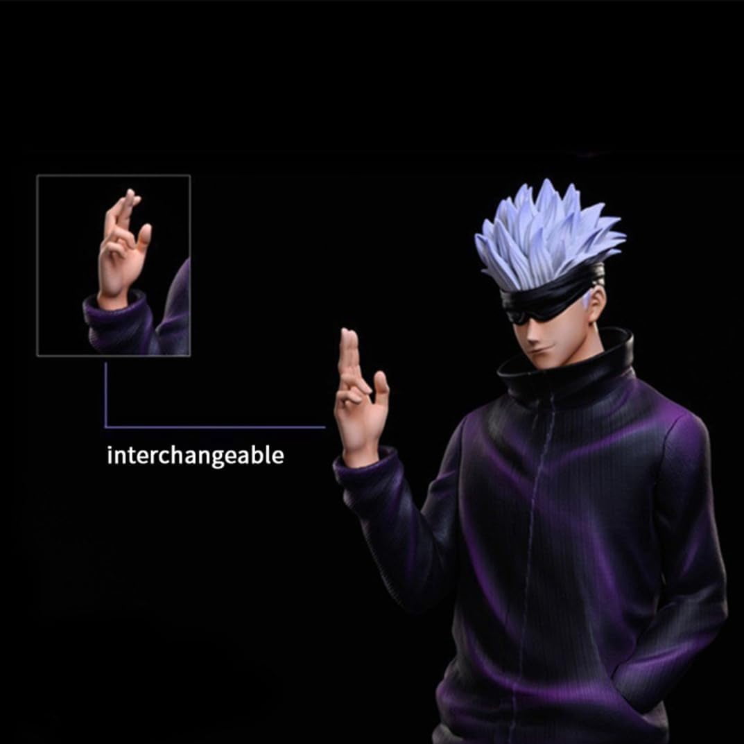 New Jujutsu Gojo Satoru (Luminescence Ver) Character Anime Model Statue Action Figures Desktop Ornament Popular Decorations Fan Souvenirs Creative Gift Collectable