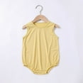 thumbnail image 2 of REDARER Baby Boys & Girls' Sleeveless Romper Soft Fabric Breathable Summer Bodysuit,0-3 Months, 2 of 8