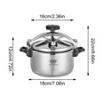 thumbnail image 3 of ¡Venta caliente! Olla a presión de acero inoxidable 304, olla a presión a prueba de explosiones espesada para el hogar de 6 L, utensilios de cocina para guisar de tres niveles y ahorro de energía, 3 of 9