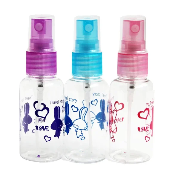 75ml Travel Spray Bottles Fine Mist Empty Spray Bottles Mini Refillable Plastic Travel Bottle Set for Traveling