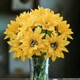 thumbnail image 6 of PPgejGEK Artificial Sunflower Bouquet Fake Flower Home Decoration Centerpiece Vibrant Yellow for Vase Wedding Party Office Garden Decor, 6 of 9