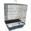 YML Group Flat Top Medium Parakeet Cage - Black - 16.5in.H x 10.8in.W x 13.3in.L