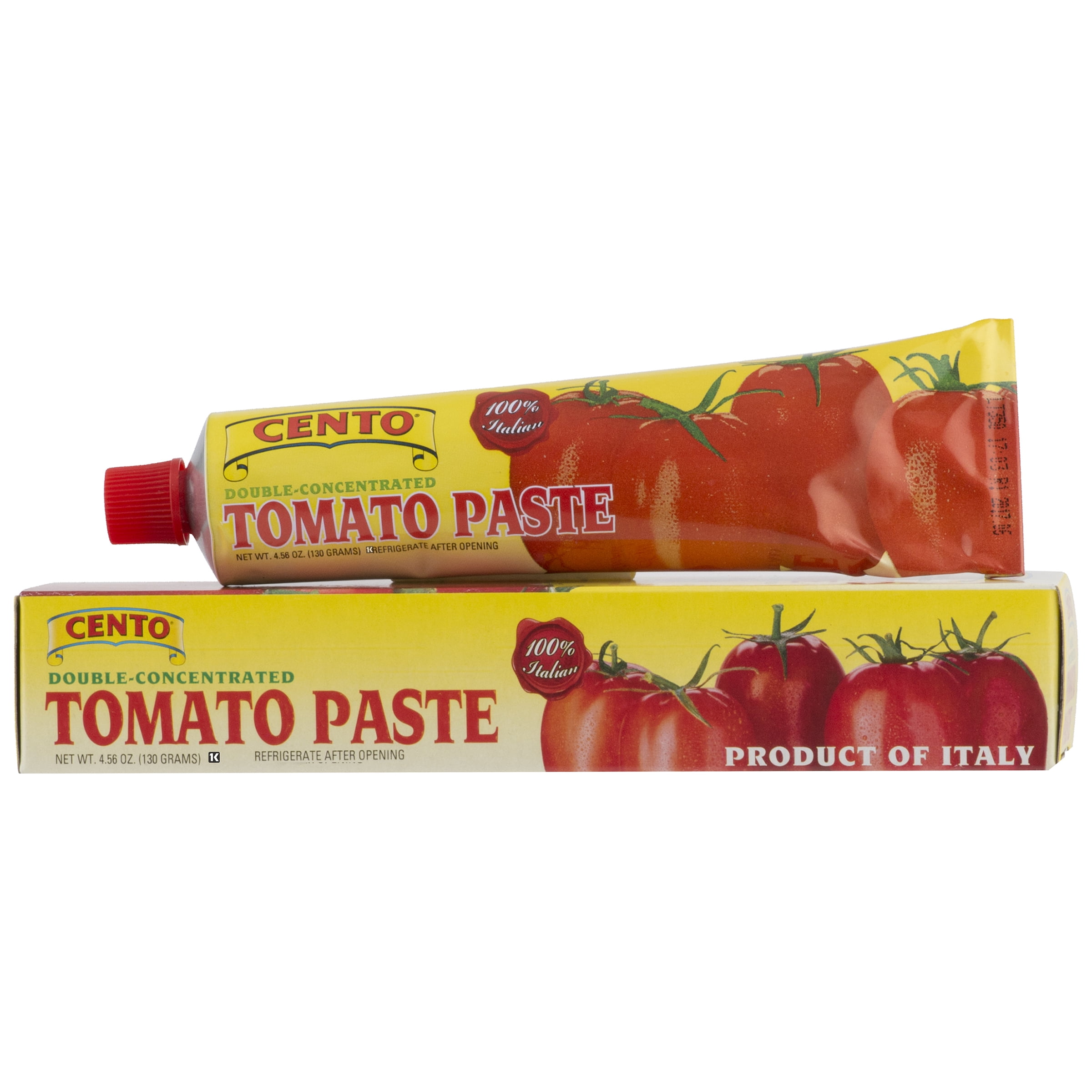 (4 pack) Cento Tomato Paste, 4.56 oz – allergens not contained
