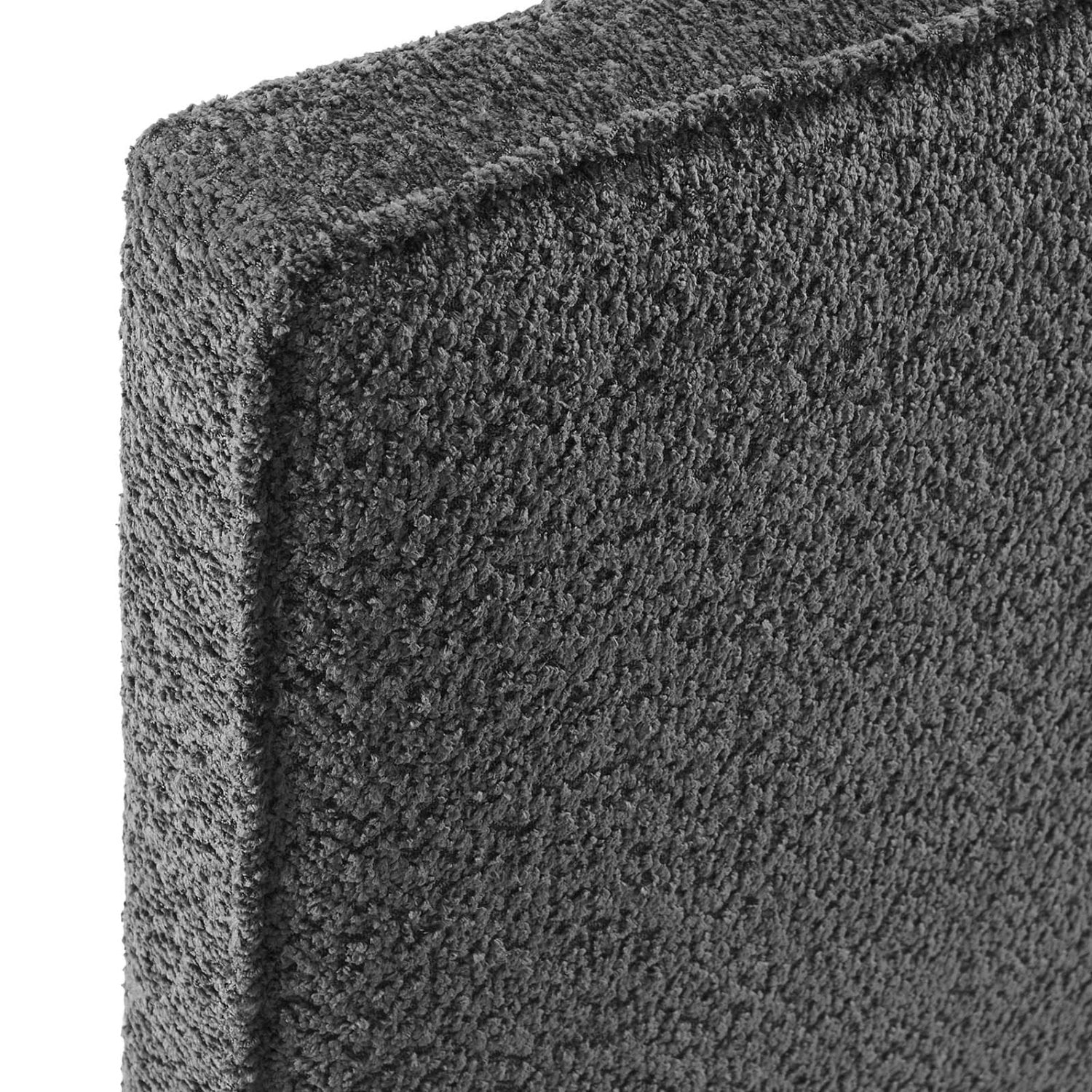Headboard, King Size, Grey Gray, Fabric, French Bedroom, Modern Contemporary HB36853
