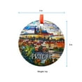 thumbnail image 5 of Prague Czech Republic Christmas Ornament, Ceramic, Acrylic -, Travel Souvenir, Festive Tree, Trip Keepsake 2025, Edition, Holiday Tree Decoration, Seasonal Home Décor, 5 of 5