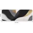 thumbnail image 7 of Black White Gray Gold Marble Pattern Kitchen Rug Mat,Kitchen Runner Rugs Non Skid Washable,Decorative Kitchen Floor Mats for Kitchen,Sink,Laundry,17"x47.2", 7 of 7