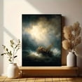 thumbnail image 6 of Christ in the Storm on the Sea of Galilee Canvas Painting Wall Art for Living Room Bedroom Office Dining Room Hallway Decor, 6 of 8