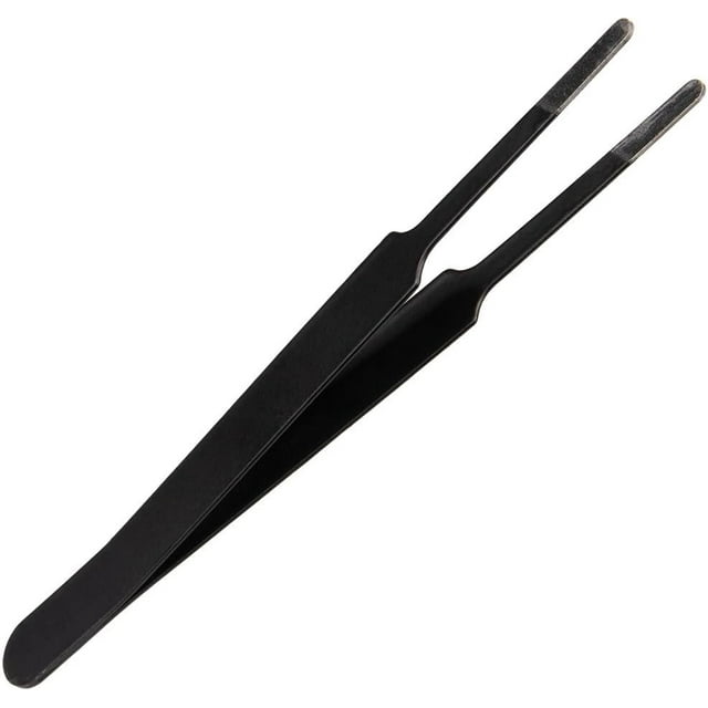 Craft County Precision Tweezers \u2013 Anti-Static Stainless-Steel Tweezers \u2013 Round Tip