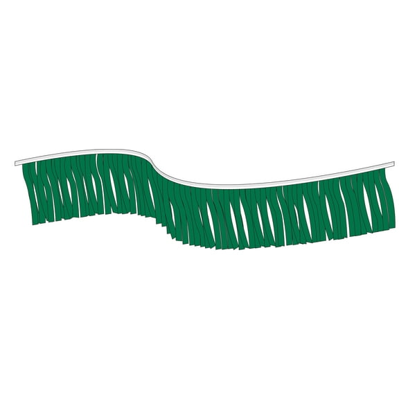 SSWBasics Green 60 foot Metallic Fringe Pennant
