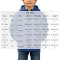 thumbnail image 2 of Boys Quarter Zip Trendy Hoodie Casual Warm Long Sleeve Front Pocket Kids Fall Pullover Sweatshirt Navy 12, 2 of 8