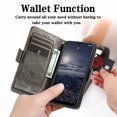 thumbnail image 2 of Case for Nokia G21 Cover Leather Wallet Folio Case Book Design Flip Magnetic Closure - Grey, 2 of 5