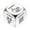 B, variant on Stainless Steel Food Decision Dice Fun Dinner Selection and Date Night Decision Maker Durable Metal Decider for Couples Meals and Gourmet Choices