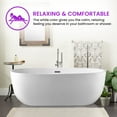 thumbnail image 4 of Vanity Art 67" x 32" Freestanding Bathtub Acrylic Soaking, 4 of 5