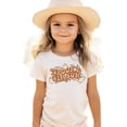 thumbnail image 2 of Spooky Season Groovy Ghosts T-Shirt for Baby and Toddler Youth Girls Halloween Outfit Natural Shirt Youth Medium, 2 of 4