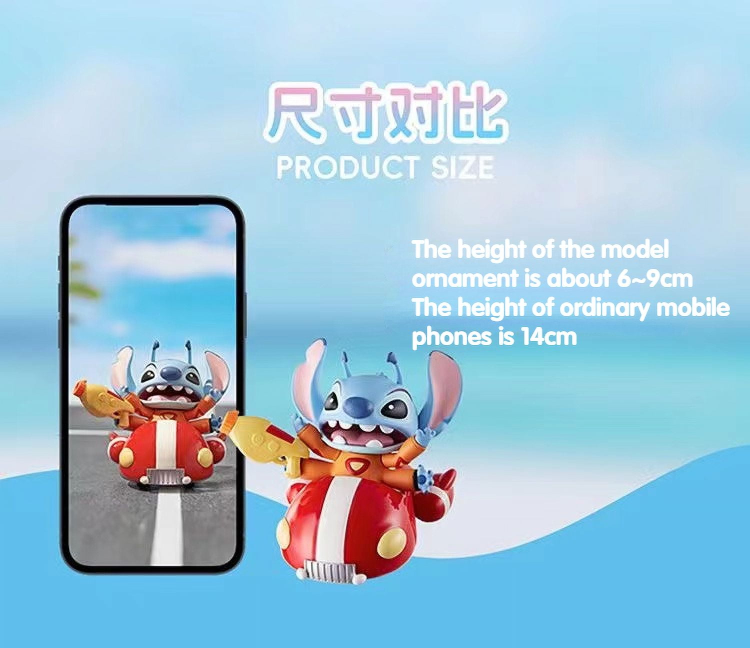 Genuine MINISO Disney Stitch Trip Collection Blind Box Hidden