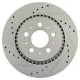 thumbnail image 2 of TRQ Rear Performance Brake Rotors Set Premium G-Coated Fits Select 2003-2014 Volvo XC90, 2 of 5
