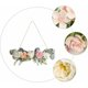 thumbnail image 5 of Adorno de flores artificiales Guirnalda decorativa de estilo nórdico Colgante de pared Adorno colgante de peonía Colgante Adorno de pared Primavera Pascua Boda Adorno para el hogar Restaurante Café, 5 of 5