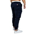 thumbnail image 2 of Mens Skinny Fit Straight Leg Trousers With Pockets, 2 of 3