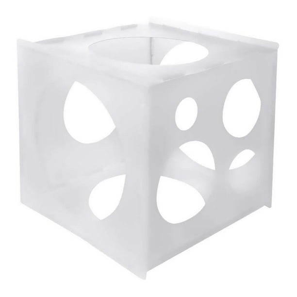 Ounissouiy Medidor de globos de plástico plegable de 11 agujeros, caja de cubo, arcos, columna, herramienta de medición para decoración de fiesta de Kits de decoración para fiestas Ounissouiy HA018909-00