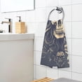 thumbnail image 3 of Coolnut Decor Skull Bath Towels Set 16×28 inches, Cotton Face Towel Water Absorbent Lightweight Quickdry Hand Towels for Bathroom Ktichen Travel Gym, 3 of 6