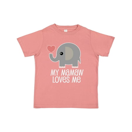 

Inktastic My Mamaw Loves Me Grandkids Gift Toddler Boy or Toddler Girl T-Shirt
