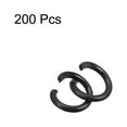 thumbnail image 3 of Unique Bargains Open Jump Rings, 10mm Colorful O-ring Connectors for DIY Crafts Jewelry Making, Carbon Steel, Black, 200Pack, 3 of 5