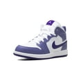 thumbnail image 4 of Jordan PRE SCHOOL Jordan 1 Mid PS "Dusty Amethyst White Court Purple" DQ8424 500 DQ8424 500 from Stadium Goods, 4 of 8