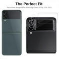 thumbnail image 3 of Designed for Galaxy Z Flip 3 Camera Lens Protector   3 Sets Tempered Glass Camera Protector for  Galaxy Z Flip3 5G 2021  Clear, 3 of 6
