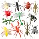 thumbnail image 1 of Nehlobo Paquete de 12 modelos de insectos simulados, ciempiés, escorpiones, arañas, escarabajos, modelos de animales salvajes, adornos de juguetes para niños - Paquete de 12 insectos, 1 of 7