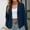 BU1, variant on Sales Today Clearance Women's Blazers & Suit Jackets Women's Autumn Solid Color Collarless Slim Fit Long Sleeved Suit Jacket