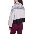 thumbnail image 2 of Free People Womens At the Lodge Pullover Sweater, Grey, Small, 2 of 3