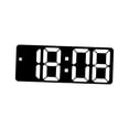 thumbnail image 2 of Reloj de pared digital BLESIY Despertador digital LED Blanco, 2 of 8