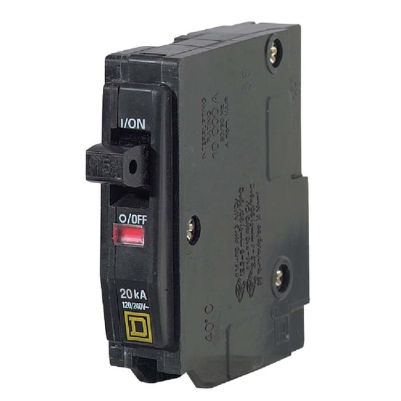 Square D QO 20A Single-Pole Standard Trip Circuit Breaker QO120CP