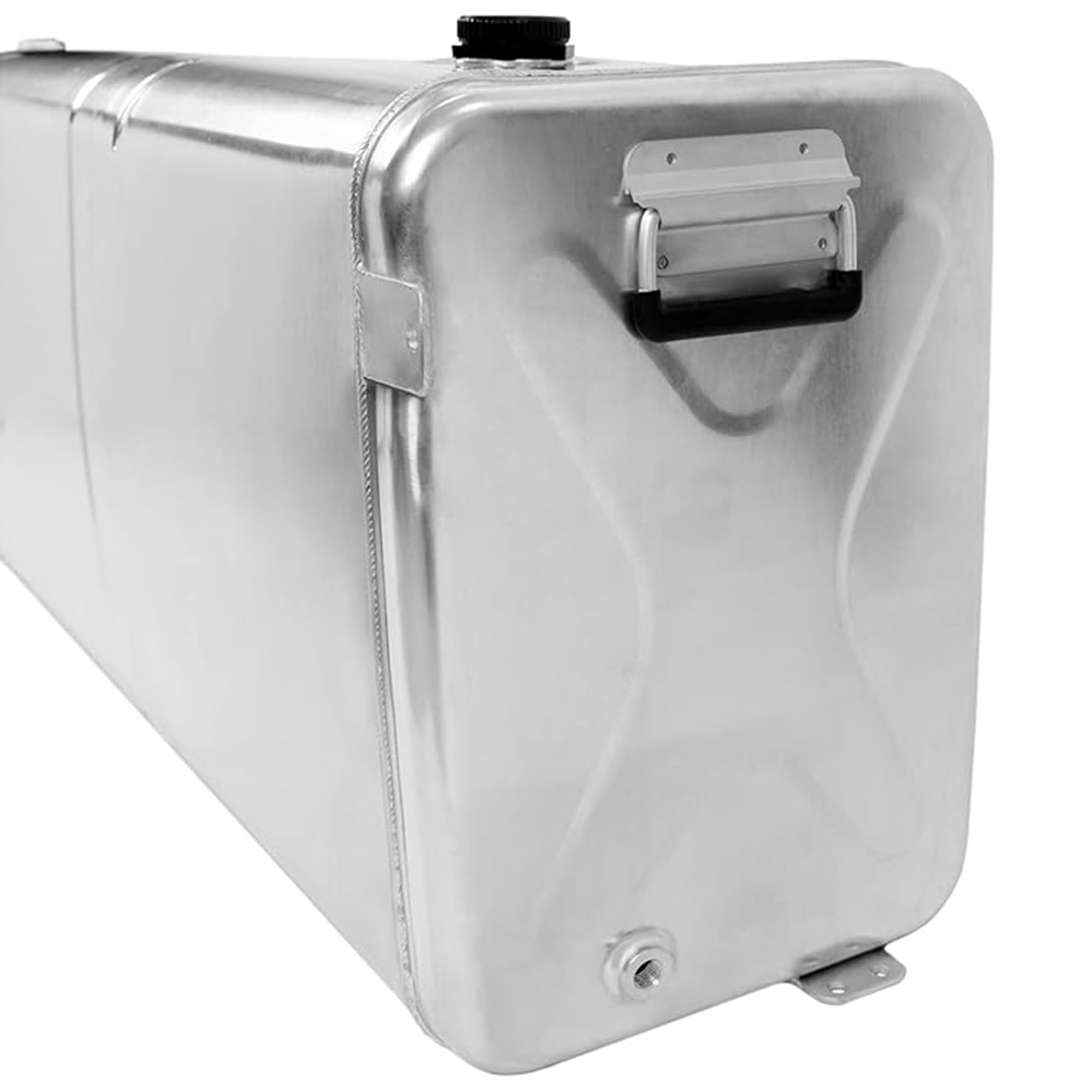 Rectangular 58 Gallon Auxiliary Fuel Tank Transfer Tank, Alumi
