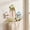 White, Green, Blue, variant on 3 Pcs Daisy Wall Hooks Wood Flower Towel Hooks Cute Flower Decorative Wall Mount Hangers for Bathroom Kitchen Bedroom Home Entryway Decor (Orange,Red,Dark Blue)