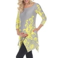 thumbnail image 2 of White Mark Women's Maternity Ganette Tunic Top, 2 of 5