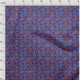 thumbnail image 3 of oneOone Organic Cotton Poplin Twill Fabric Chevron Ikat Decor Fabric Printed BTY 42 Inch Wide, 3 of 4