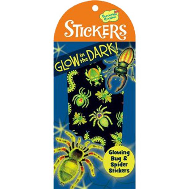 Glow In The Dark Bug And Spider Sticker Pack Super Cool Stickers Glow In The Dark For Extra Special Fun By Peaceable Kingdom Walmart Com Walmart Com